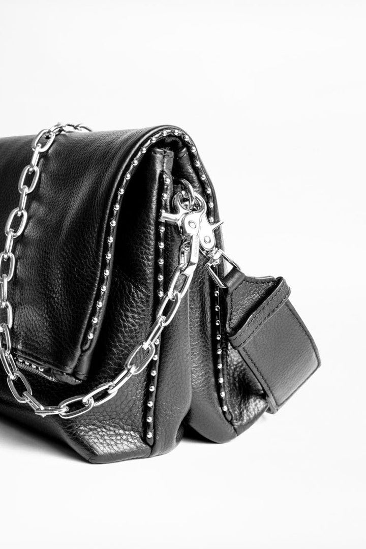 Zadig & Voltaire - Rocky Grained Leather Bag in Noir