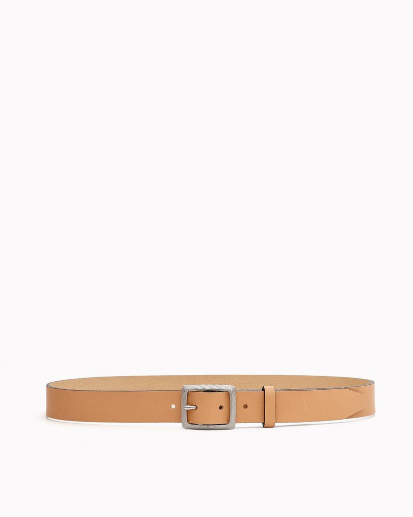 rag & bone Leather Boyfriend Belt, Caramel, Large Rag & Bone Baby Boyfriend Belt in Chestnut main image 4