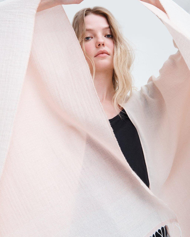 Rag & Bone - Ombre Poncho in Light Pink