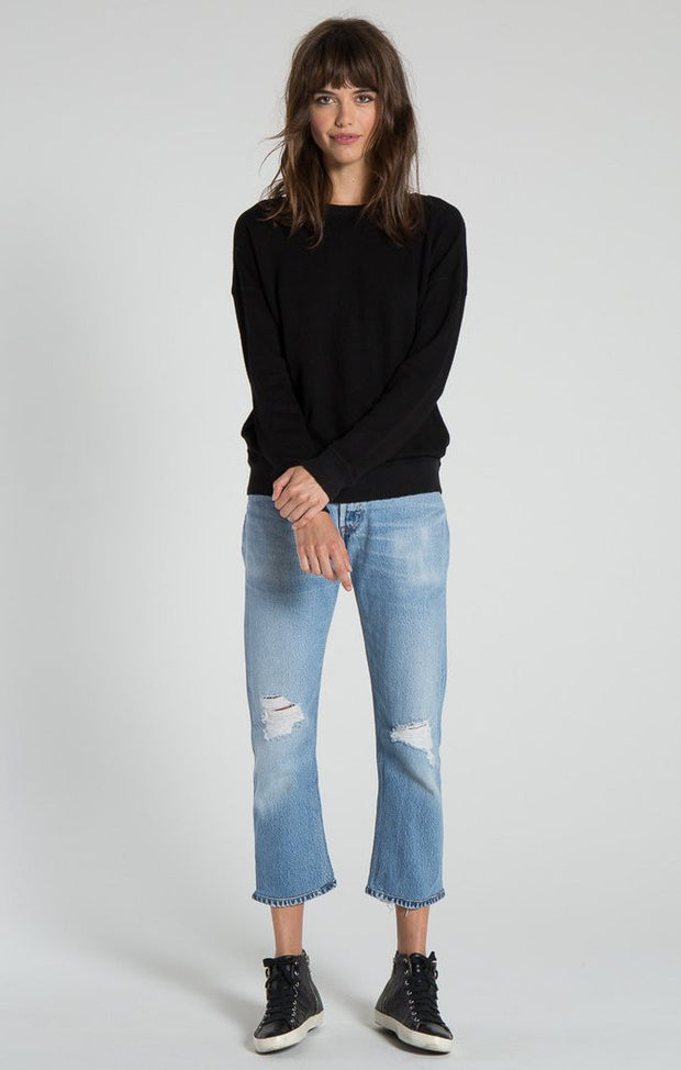 n:Philanthropy - Kali Lace Back Sweatshirt Black Cat
