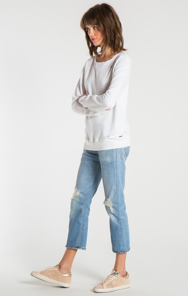 n:Philanthropy - Joni Sweatshirt in White
