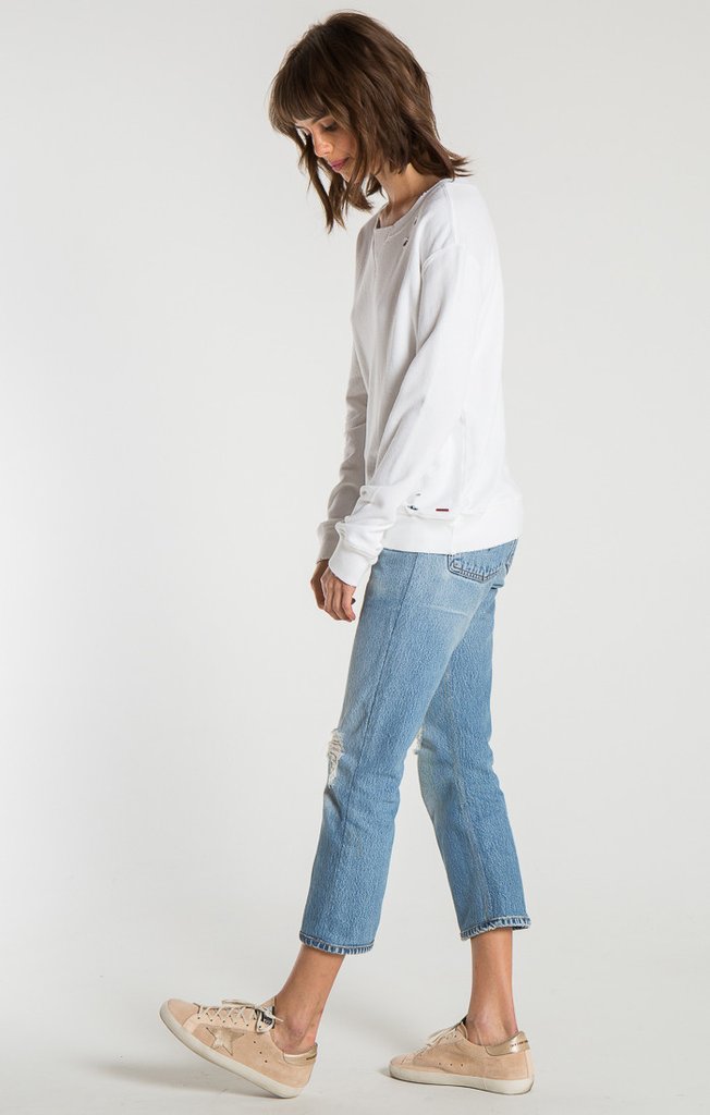 n:Philanthropy - Joni Sweatshirt in White