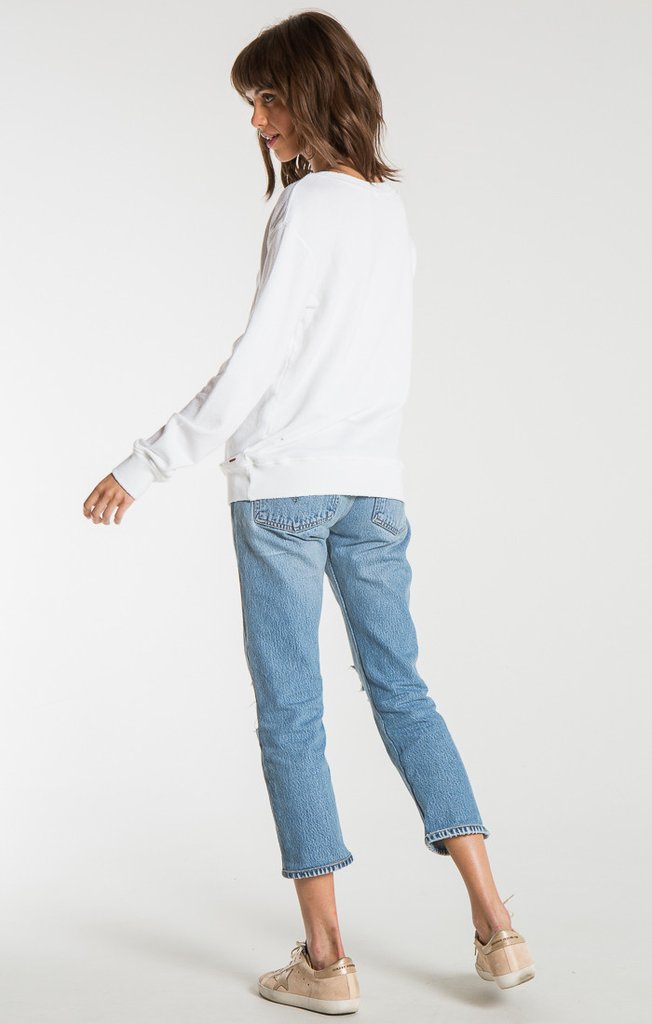 n:Philanthropy - Joni Sweatshirt in White