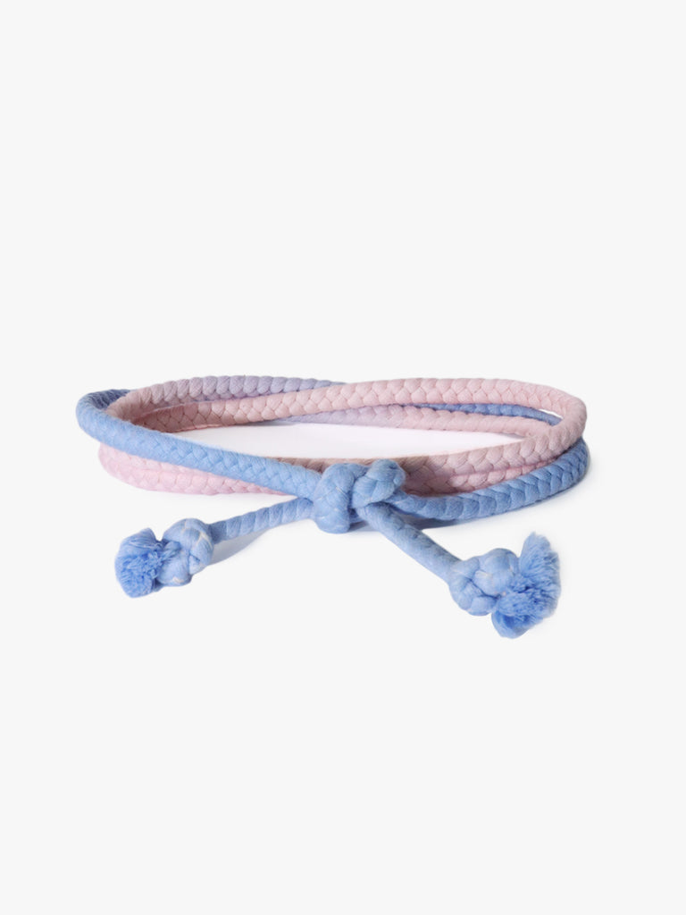 Xirena HAVANA ombré rope belt cotton candy- one size- blue & pink $75 Xirena Havana Rope Belt in Sandy – a case of you main image 4