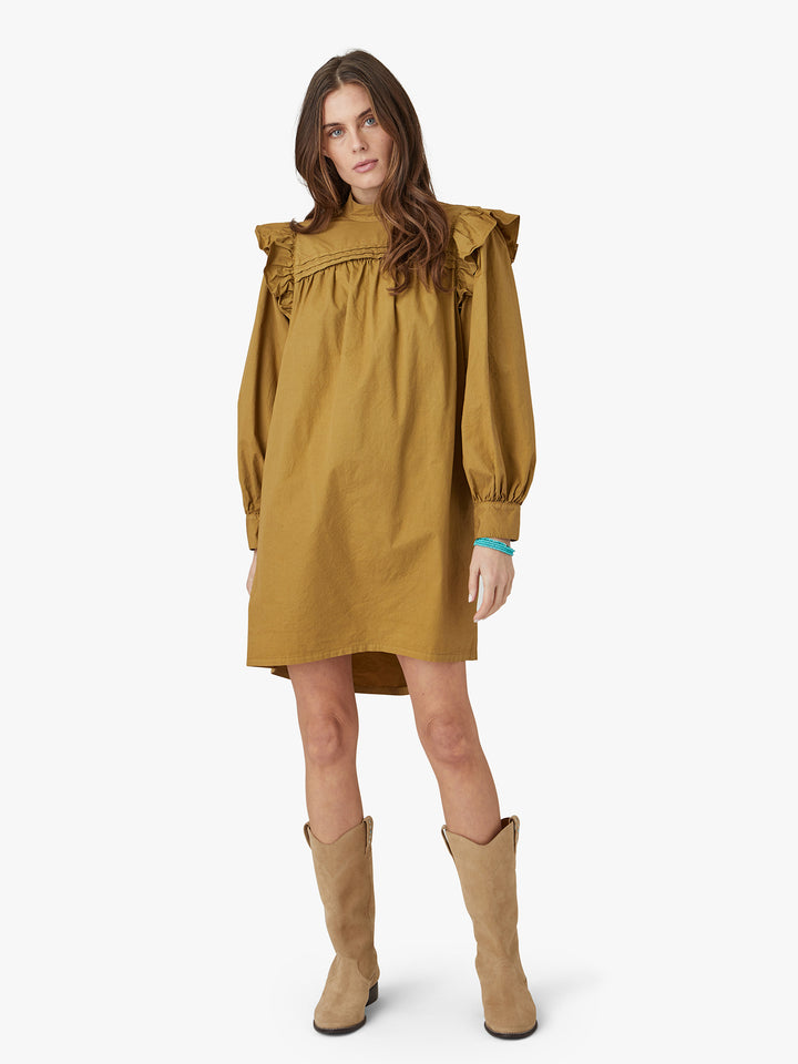 Xirena - Nyla Dress in Khaki Gold
