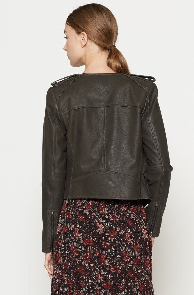 Joie JOIE - Zeno Leather Jacket at Blond Genius - 2