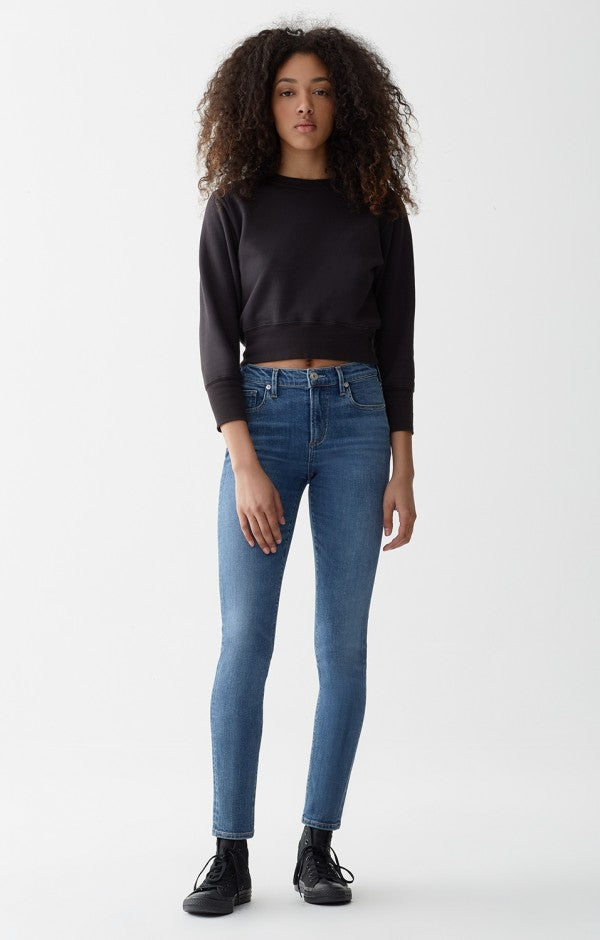 A GOLD E- Sophie Hi Rise Skinny Nerve