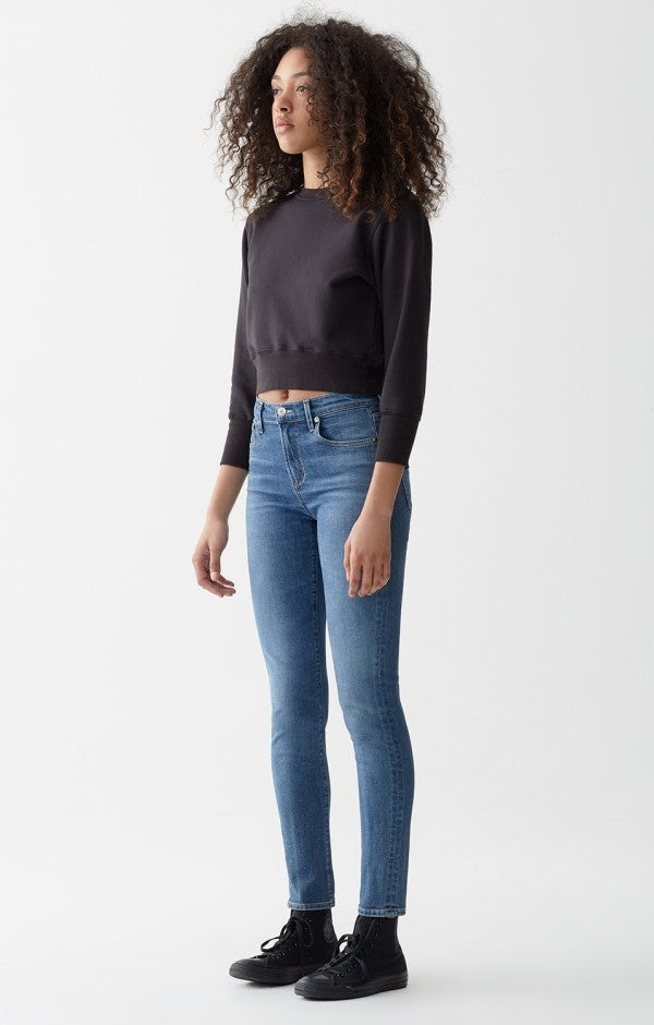 A GOLD E- Sophie Hi Rise Skinny Nerve
