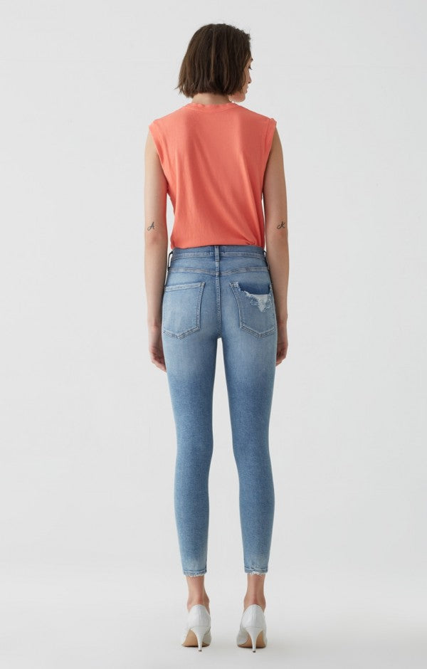 AGOLDE - Sophie Crop Hi Rise Skinny Jean Limit