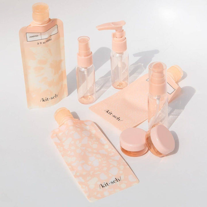 Kitsch - Refillable Ultimate Travel 11pc Set in Blush