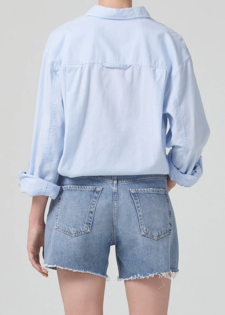 Citizens of Humanity - Aave Oversized Cuff Shirt in Oxford Blue