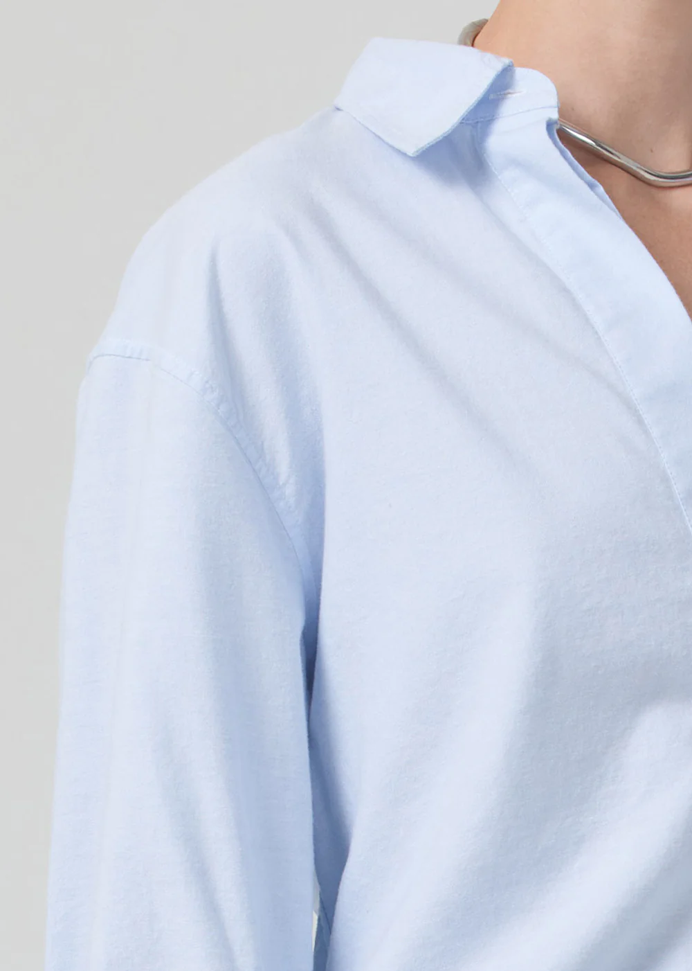 Citizens of Humanity - Aave Oversized Cuff Shirt in Oxford Blue