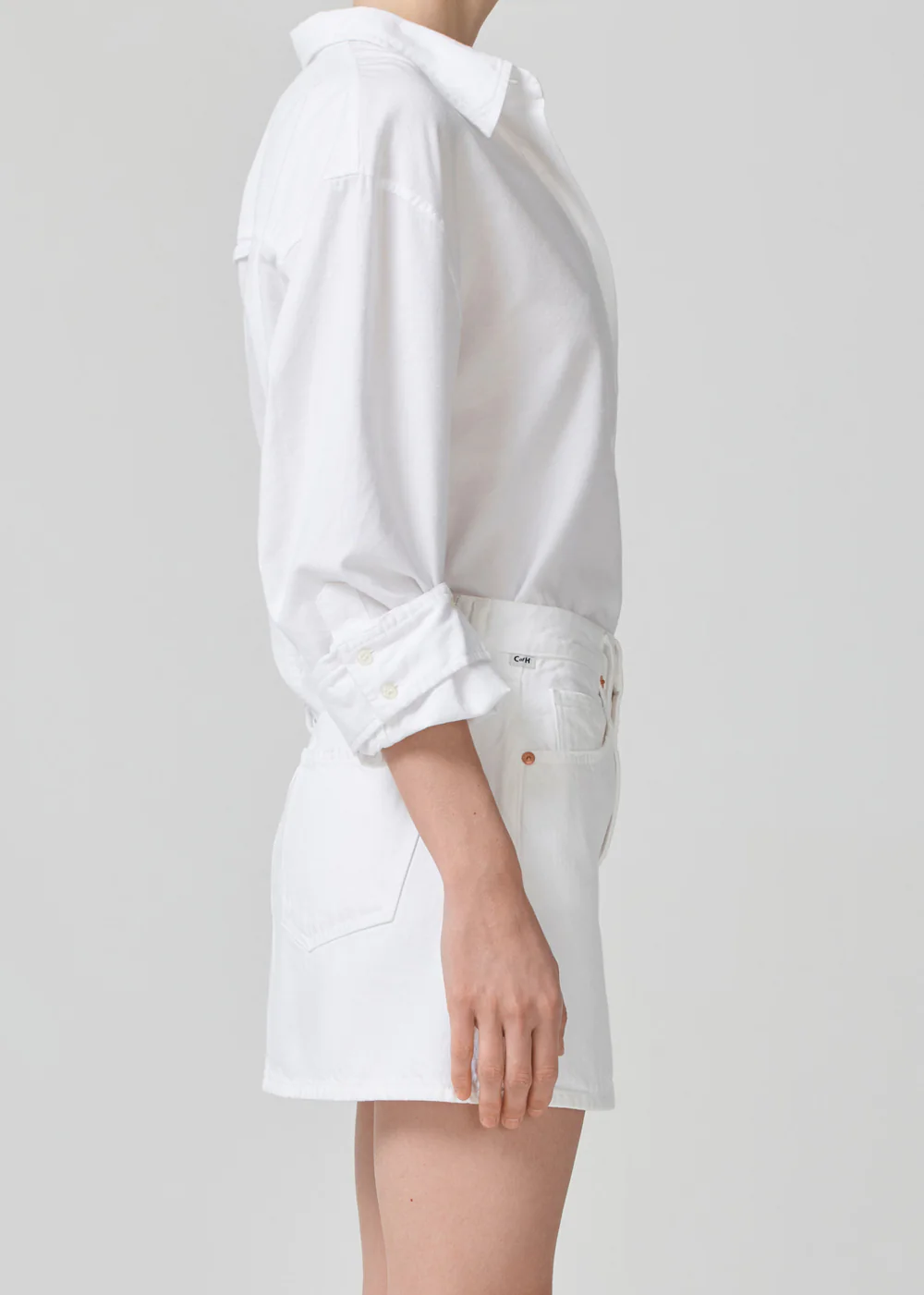 Citizens of Humanity - Aave Oversized Cuff Shirt in Oxford White