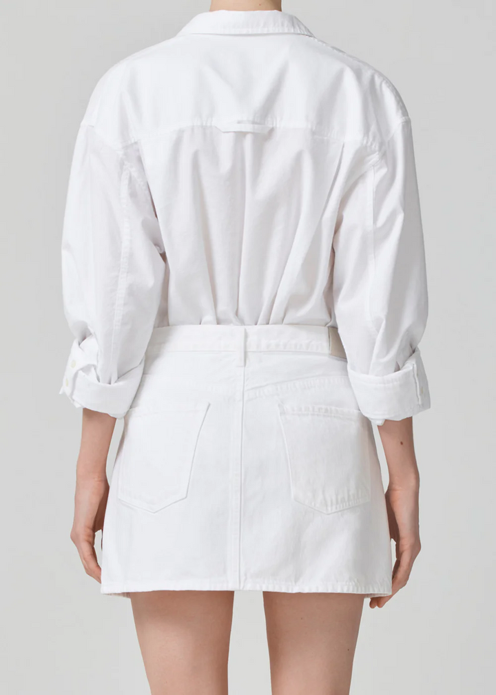 Citizens of Humanity - Aave Oversized Cuff Shirt in Oxford White