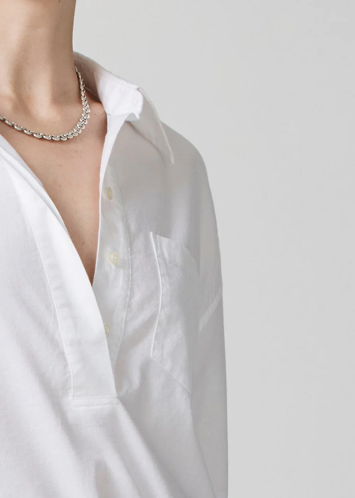 Citizens of Humanity - Aave Oversized Cuff Shirt in Oxford White