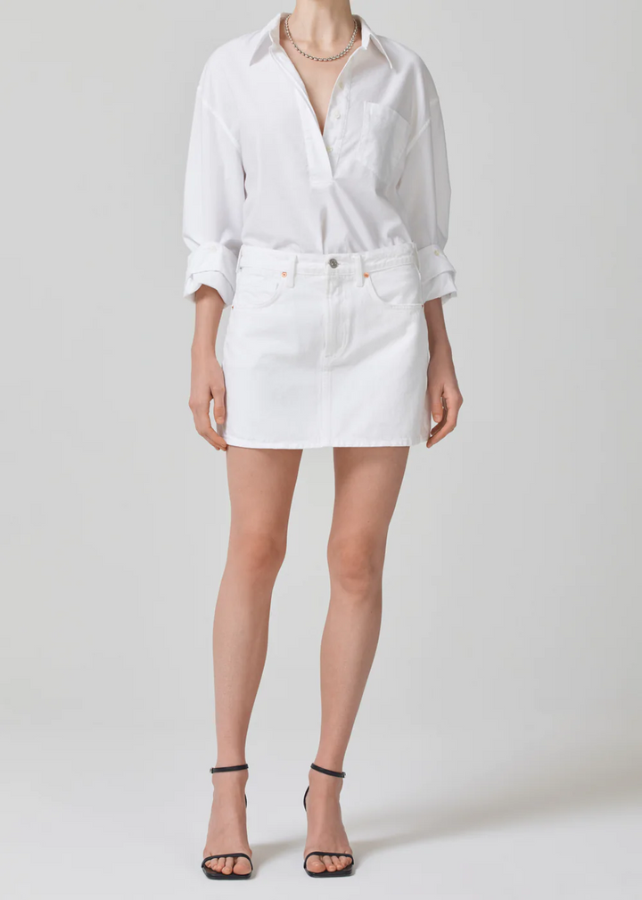 Citizens of Humanity - Aave Oversized Cuff Shirt in Oxford White