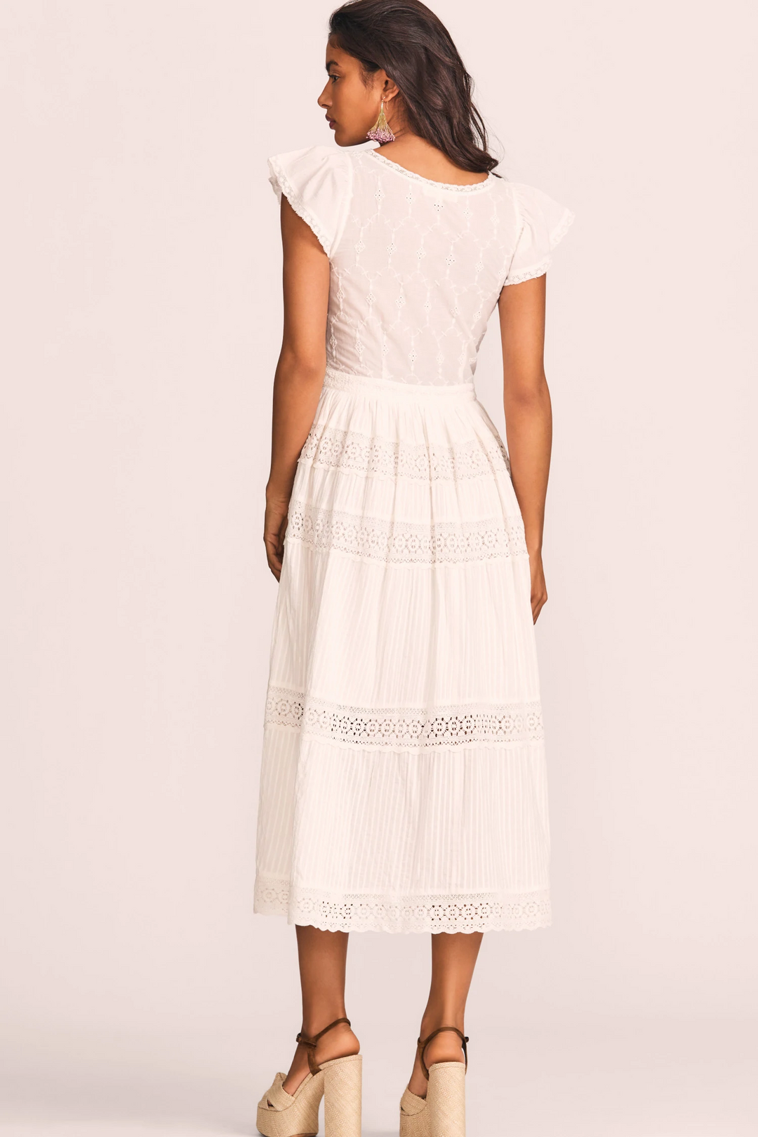 Love Shack Fancy - Abena Dress in True White