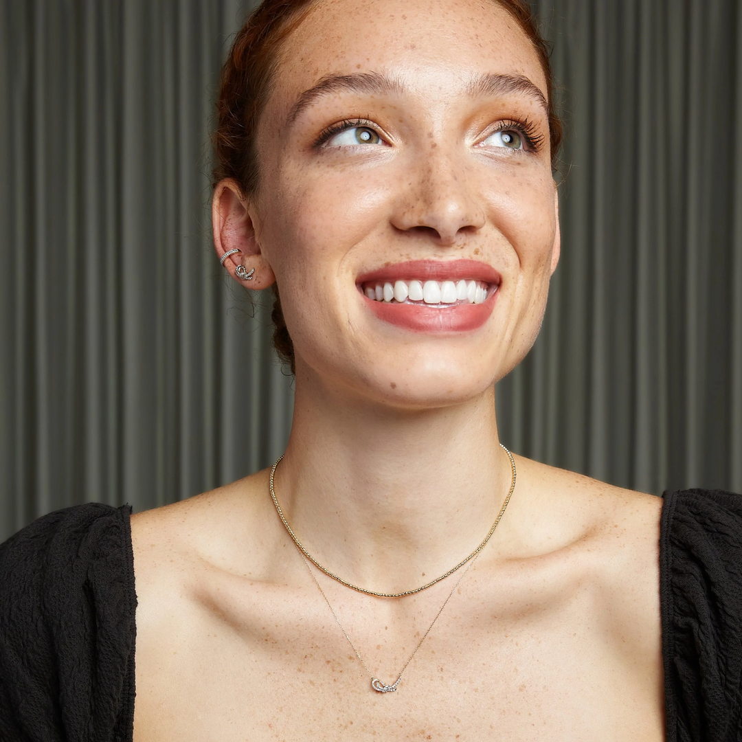 Adina - 16" Bead Chain Necklace in Y14