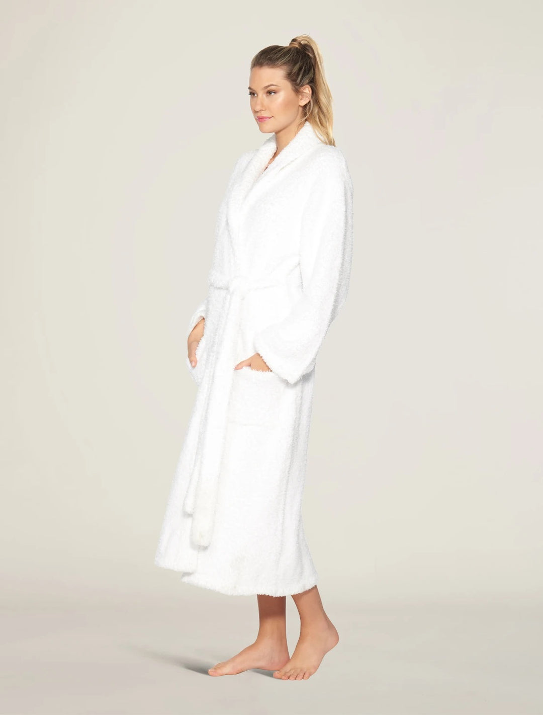 Barefoot Dreams - Cozychic Adult Robe in White