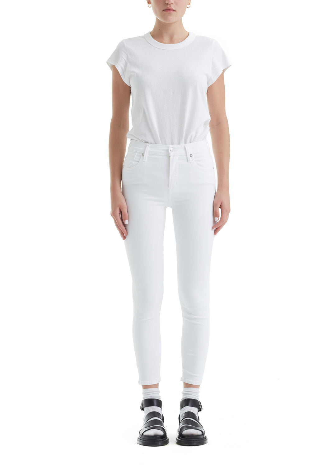 AGOLDE - Sophie Crop Hi Rise Skinny in Vixen