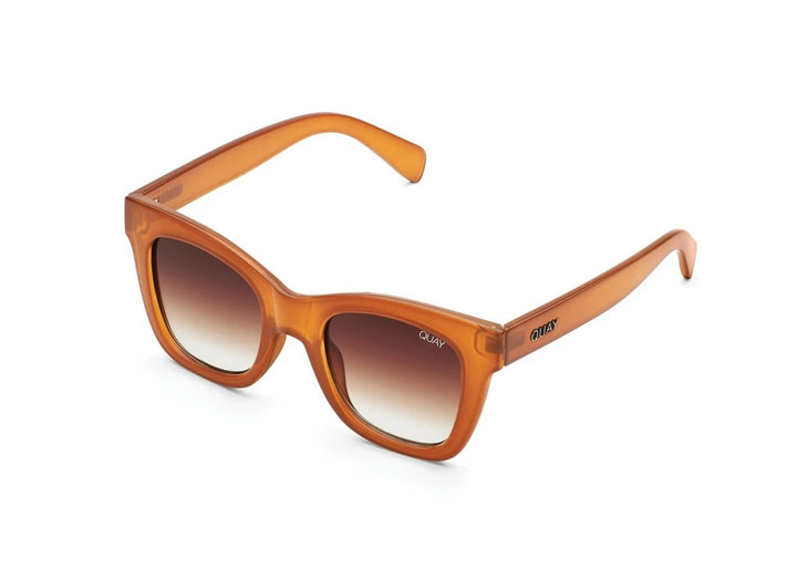 Quay - After Hours Sunglasses in Toffee/Brown Fade Lens