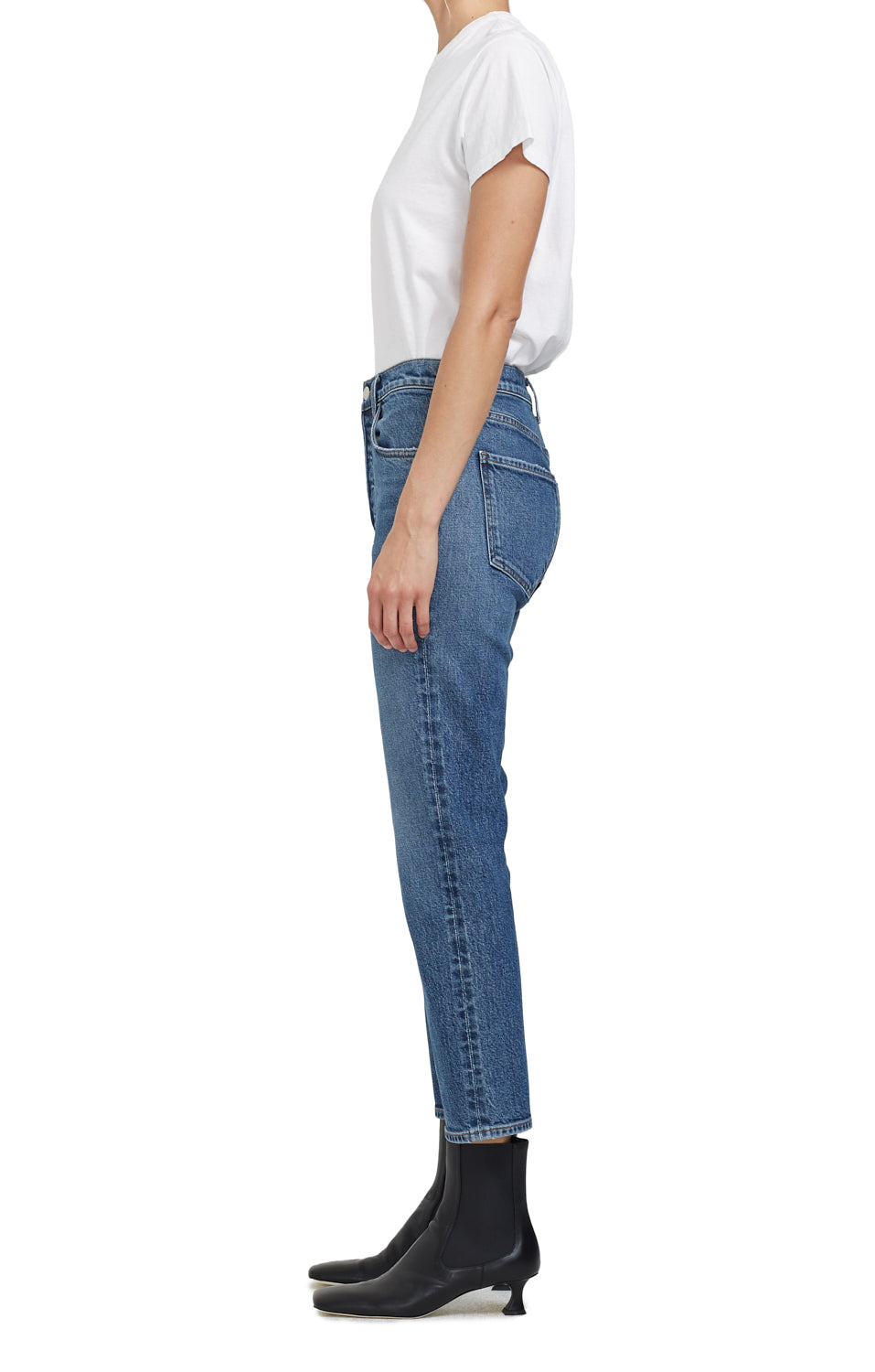 AGOLDE - Riley Crop in Transfer Denim