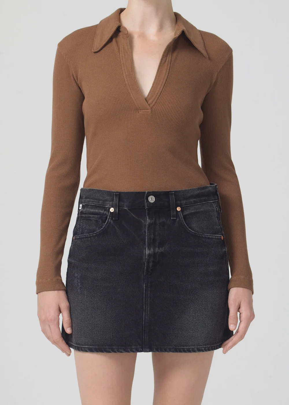 Citizens of Humanity - Alba Polo in Malt Ball Tops