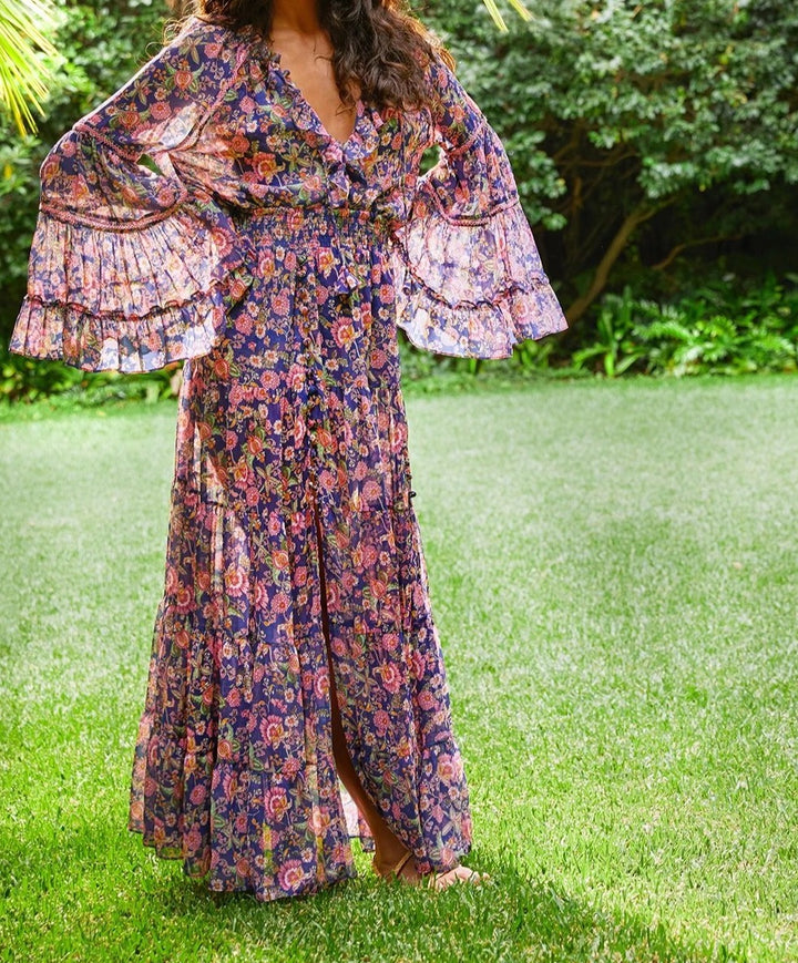 Misa - Alberta Top in Falaise Floral Tops
