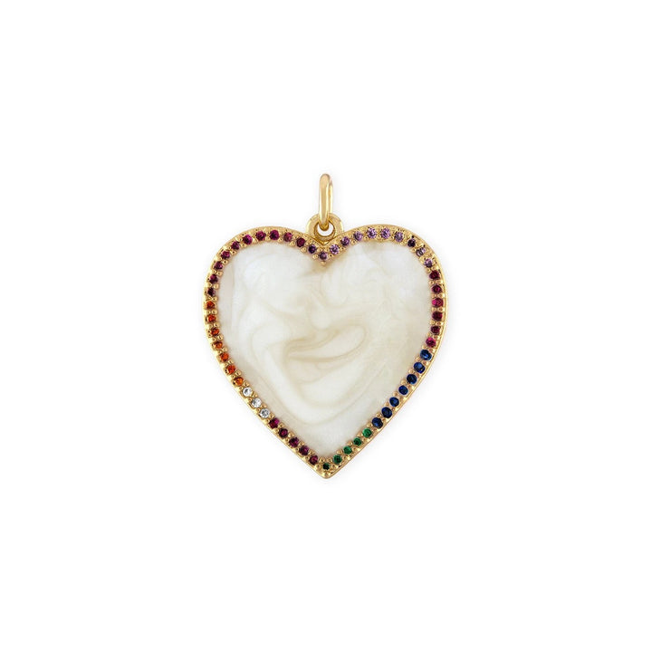 Alexa Leigh - Rainbow Heart Charm Jewelry