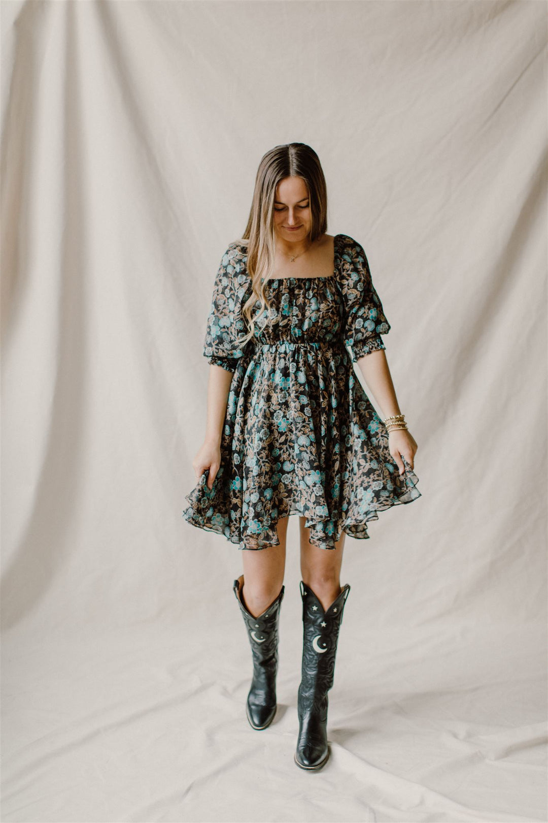 Misa - Ellie Dress in Goldleaf Floral