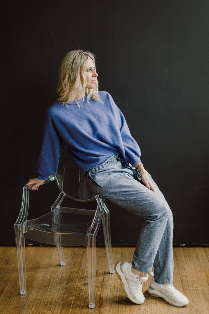 Xirena - Honor Sweatshirt in Amethyst Blu