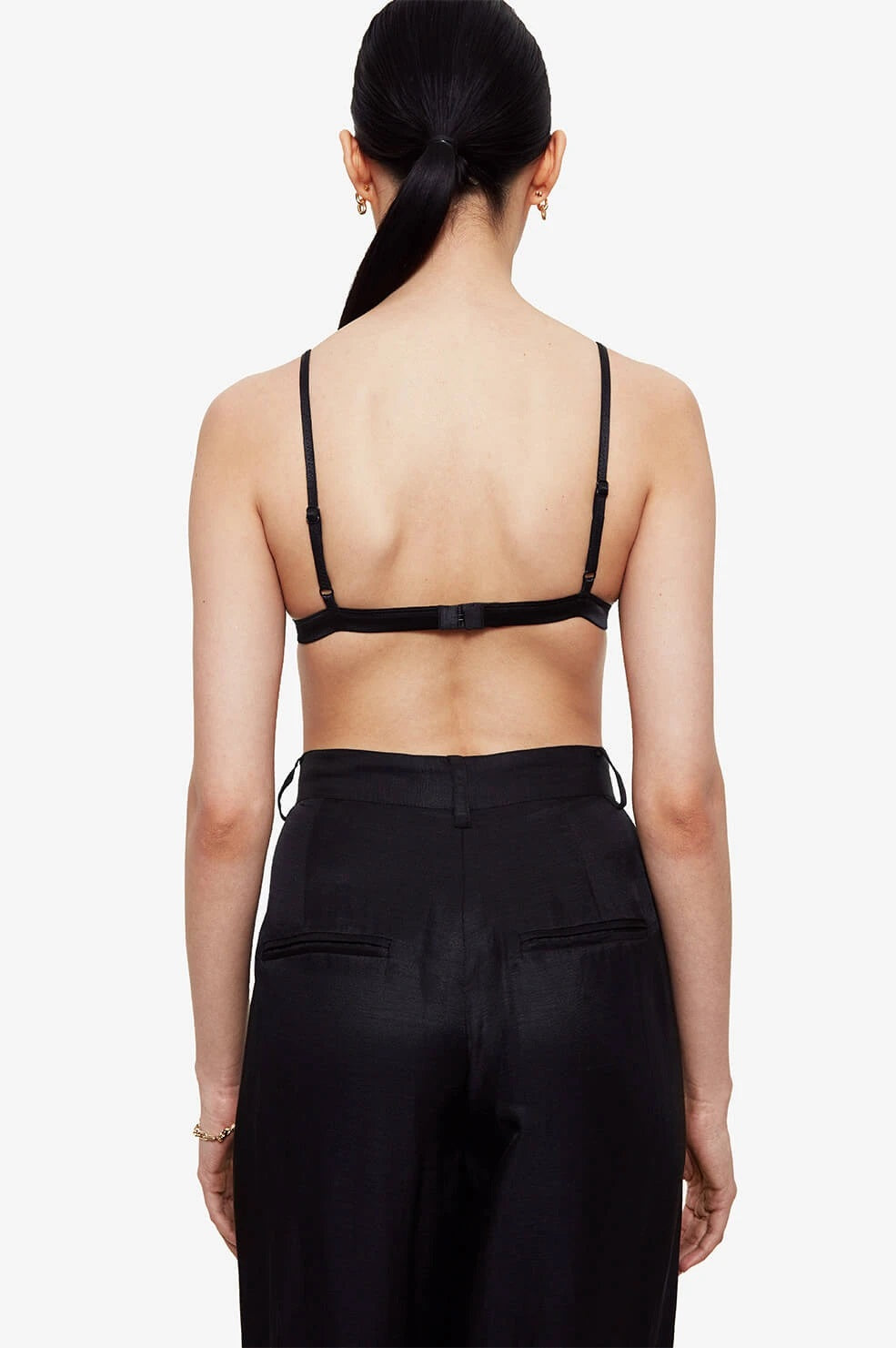 Anine Bing - Alexia Bra in Black Knit