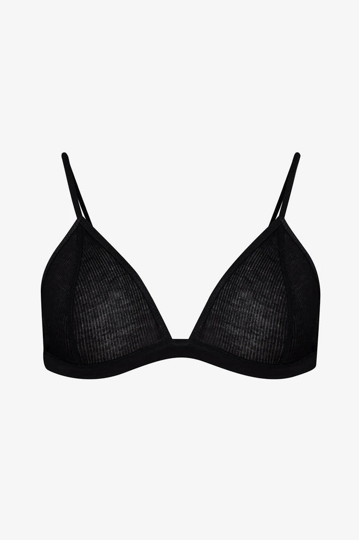 Anine Bing - Alexia Bra in Black Knit