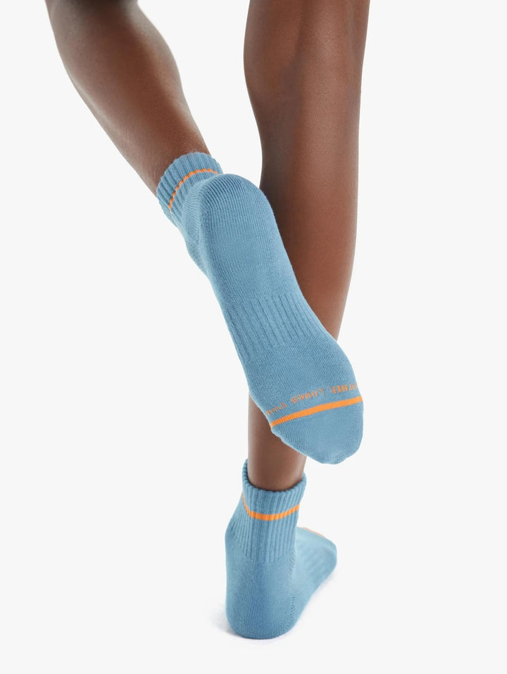 Mother - Baby Steps Ankle Socks in Algiers Blue Mother F**ker