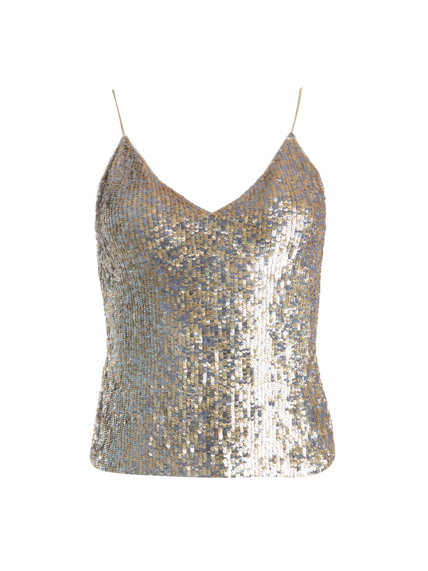 Alice + Olivia - Delray Embroidered Tank With Back Zip