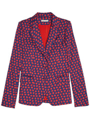 Alice + Olivia - Greyson Double Button Blazer - Navy Multi