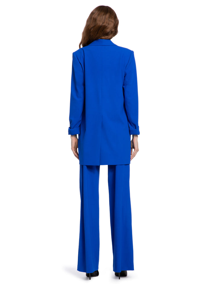 ALICE + OLIVIA - Jace Shawl Collar Overeszd Blazer Cobalt