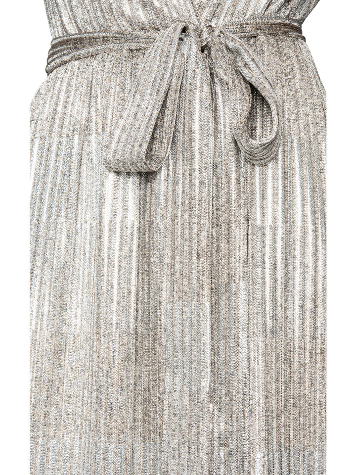 Alice + Olivia - Katina Gathered Midi Dress Tie Belt
