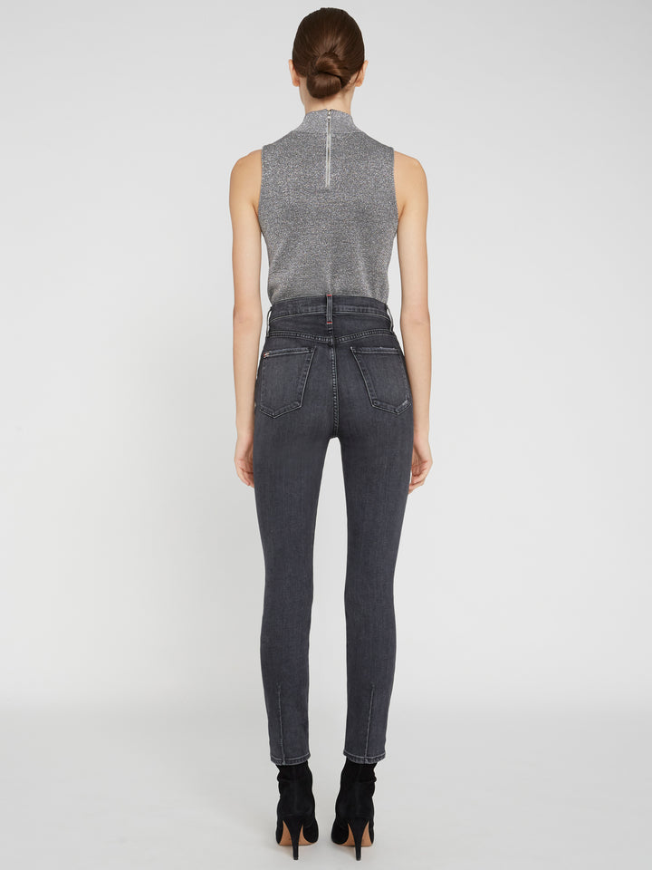 Alice + Olivia - Lanie Sleeveless High Neck Pullover Silver