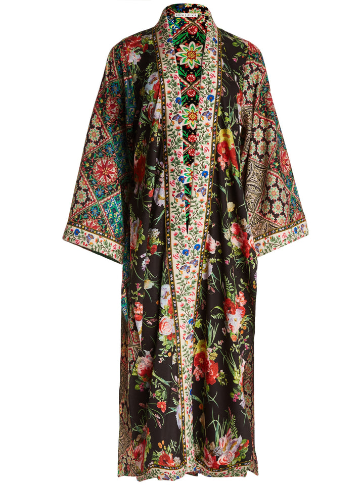 ALICE + OLIVIA - Lynn Side Slit Long Kimono