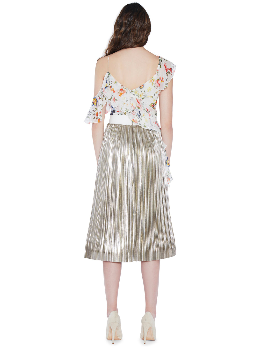 Alice + Olivia - Mikaela Midlength Pleated Skirt