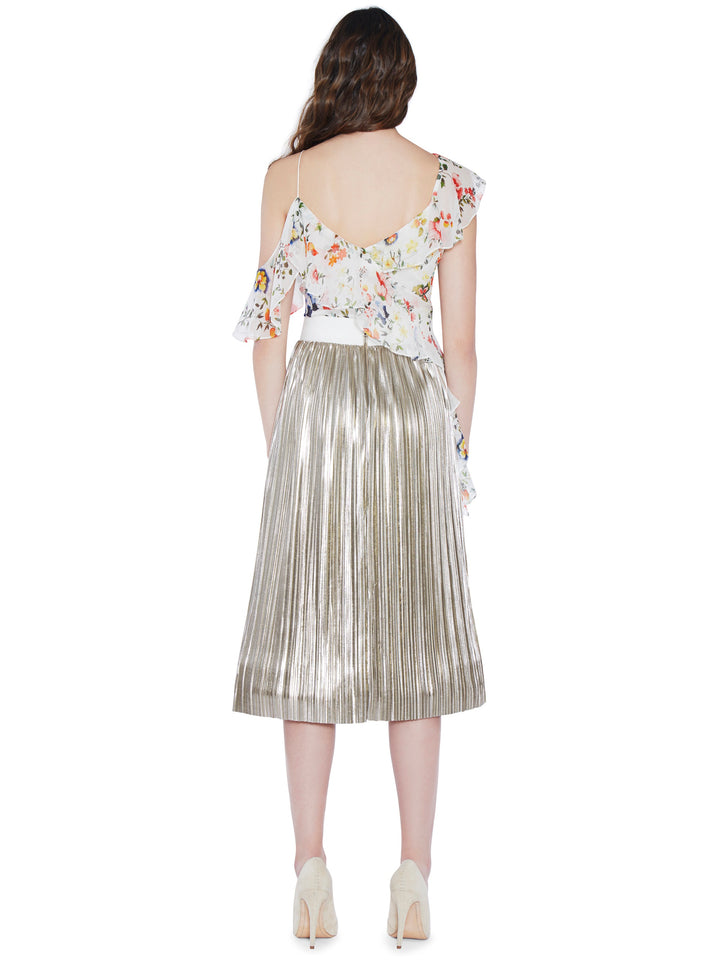 Alice + Olivia - Mikaela Midlength Pleated Skirt