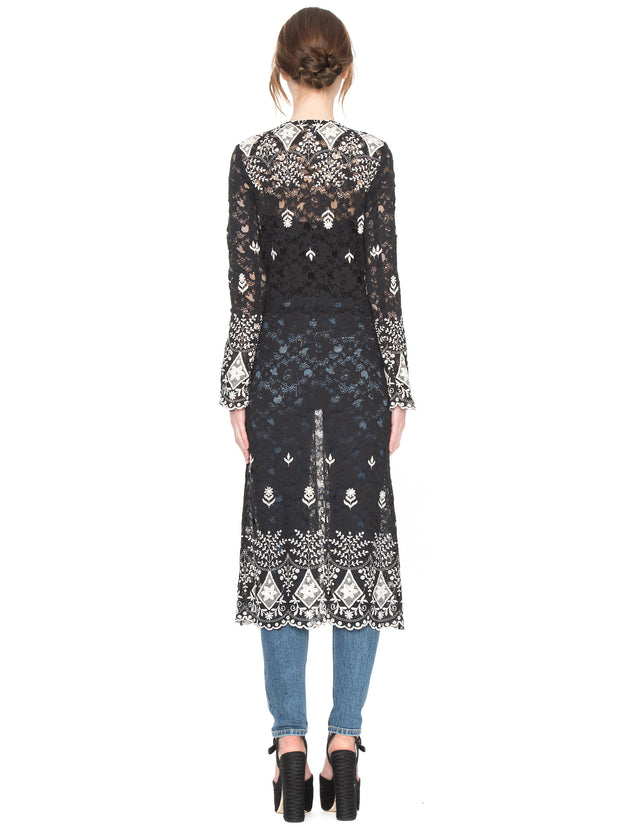 Alice + Olivia - Stara V Neck Midi Kaftan
