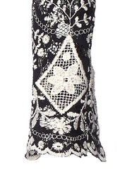 Alice + Olivia - Stara V Neck Midi Kaftan