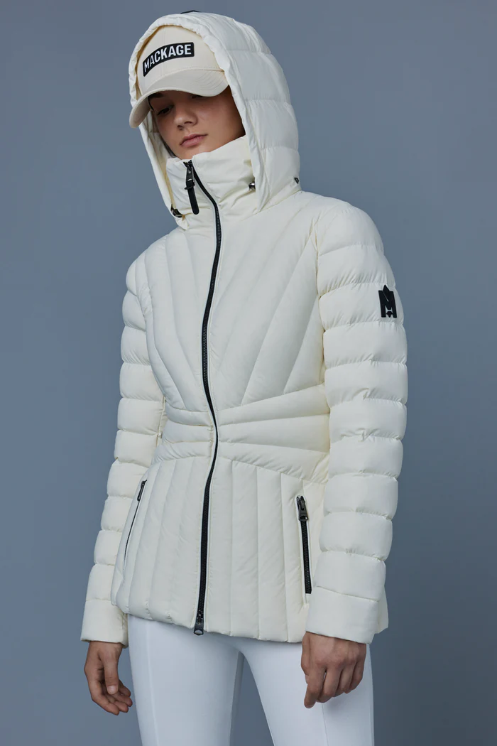 Mackage Alissa Down Jacket in Cream Blond Genius