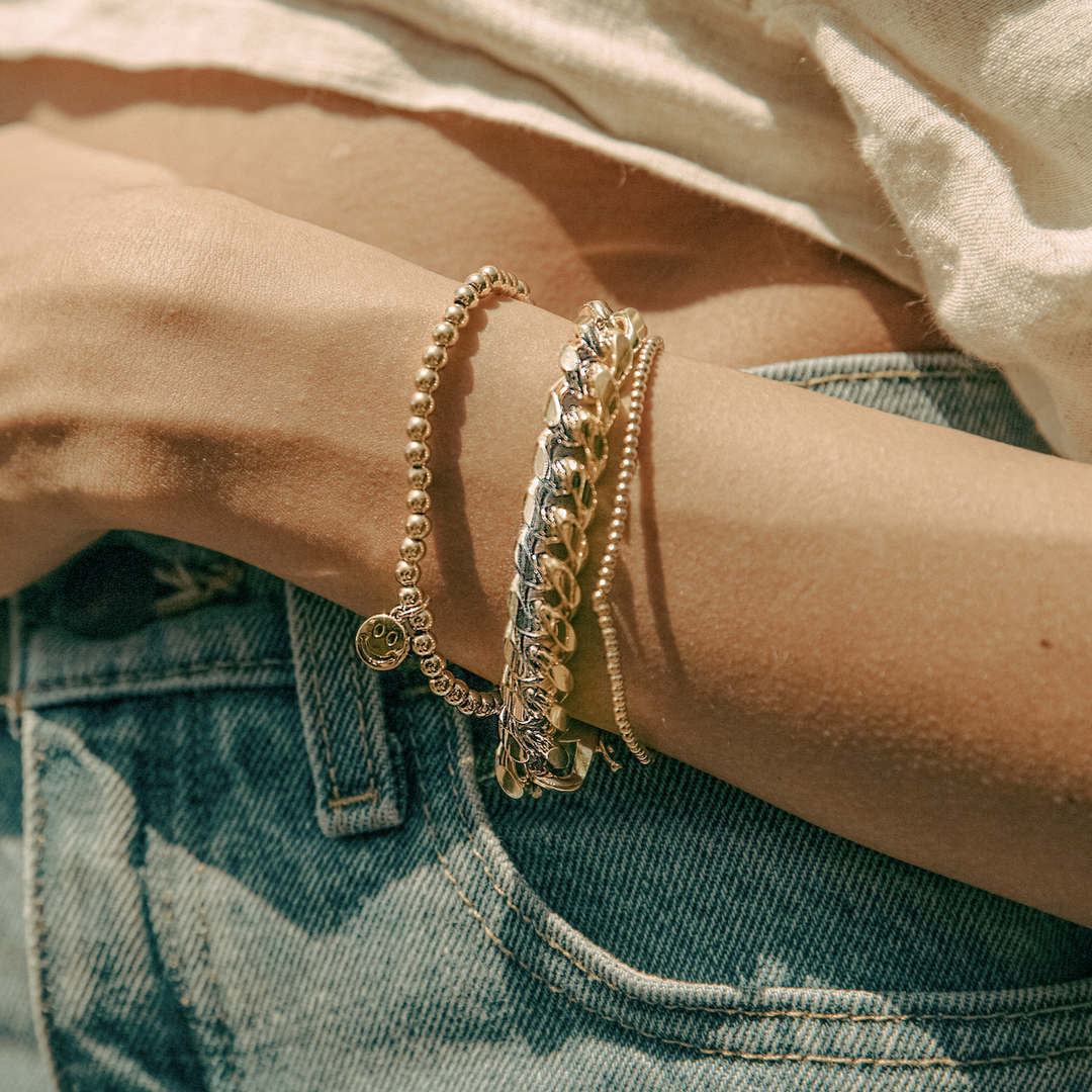 Alexa Leigh - All Smiles Bracelet in Yellow Gold-7.5