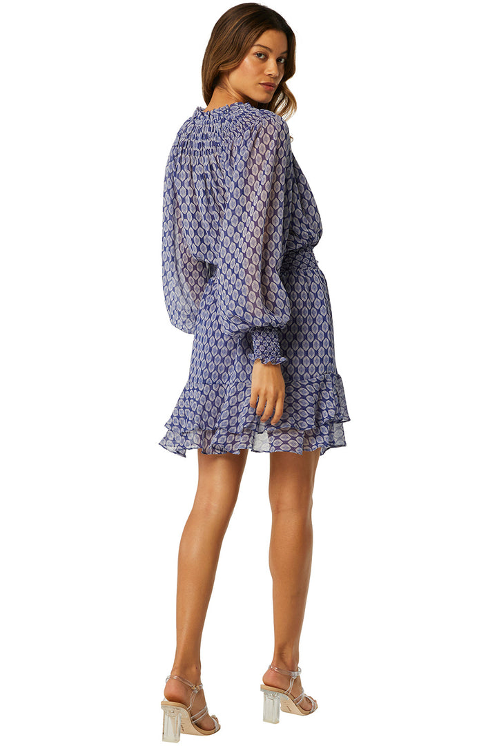 Misa - Almaha Dress in Majorelle Lapis Tile