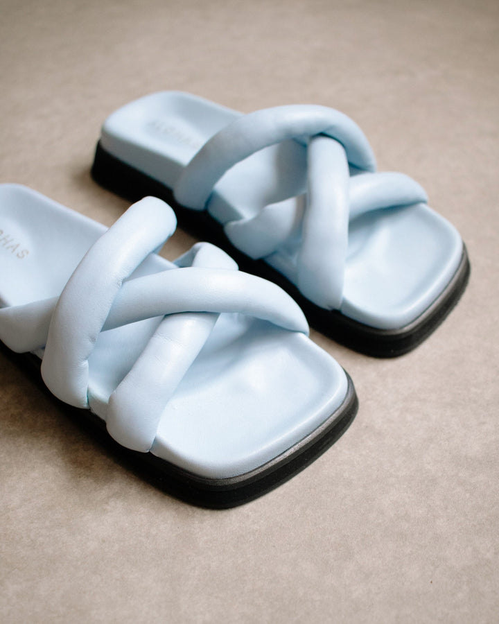 Alohas - Slip on Cross in Baby Blue Shoes
