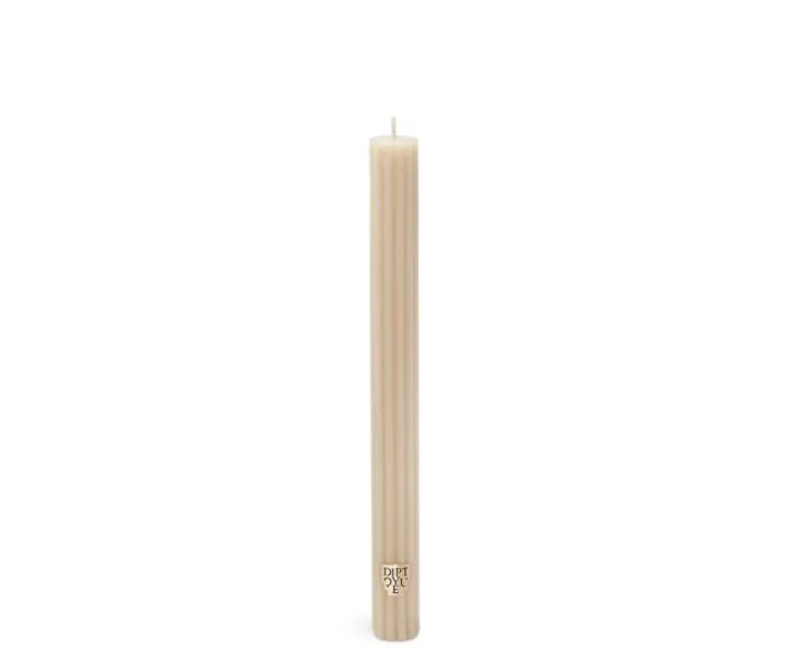 Diptyque - Ambre / Amber Scented Ribbed Taper Candle
