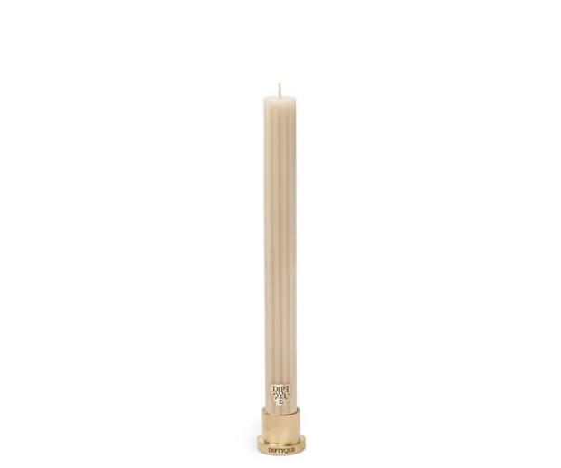 Diptyque - Ambre / Amber Scented Ribbed Taper Candle